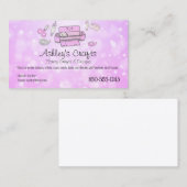 Floß Vinyl Pink Bokeh für Silhouette oder Cricut Visitenkarte (Vorne/Hinten)