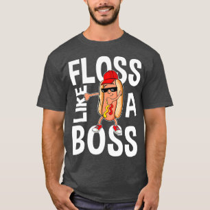 Floss wie ein Boss Hotdog Floss Dance Tshirt