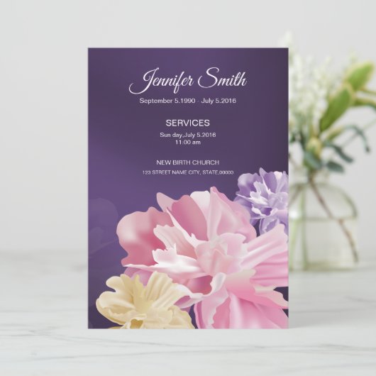 Floßbeerkarte (Stehend Vorderseite)