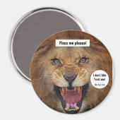 Flosse mich bitte! Magnet (Vorderseite/Rückseite)