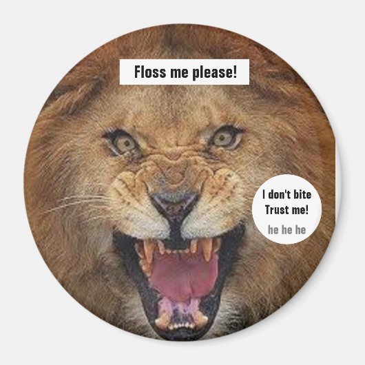Flosse mich bitte! Magnet (Vorne)