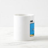 Flossen-Comic Coffe Tasse (Mittel)