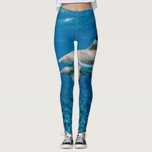 Flossen-Flosse:  Schwimmen-Riff-Haifisch Leggings