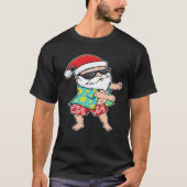 Flossen-Santa-T - Shirt (Vorderseite)