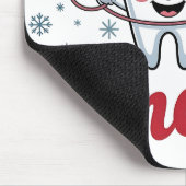 Flossen Thru der Schnee Funny Weihnachten Mousepad (Ecke)