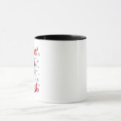 Flossen Thru der Schnee Funny Weihnachten Tasse (Zentrum)