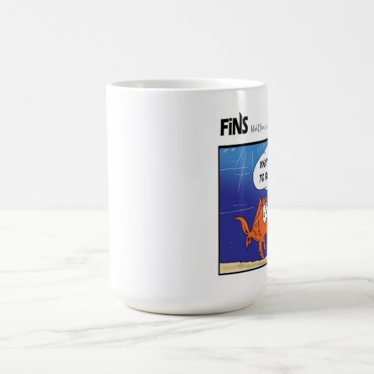 Flossen - wächst Bein-Tasse Kaffeetasse (Mittel)