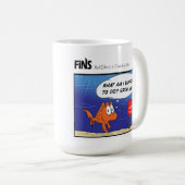 Flossen - wächst Bein-Tasse Kaffeetasse (VorderseiteRechts)