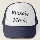 Flossie Mack Truckerkappe (Vorderseite)