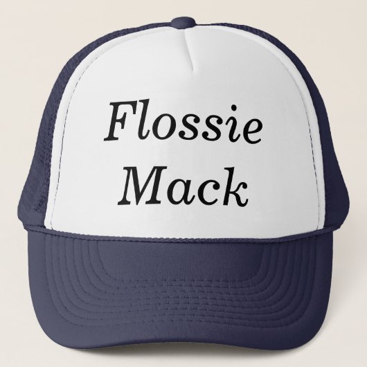 Flossie Mack Truckerkappe (Vorderseite)
