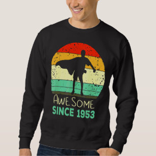 Flossing Boy Phantastisch seit 1953 69. Geburtstag Sweatshirt