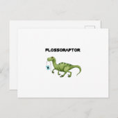 Flossorapierhygiene Zahnarzthelfer - Zahnarzt Postkarte (Vorne/Hinten)