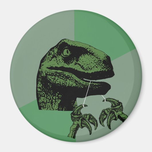 Flossoraptor Philosoraptor Magnet (Vorne)