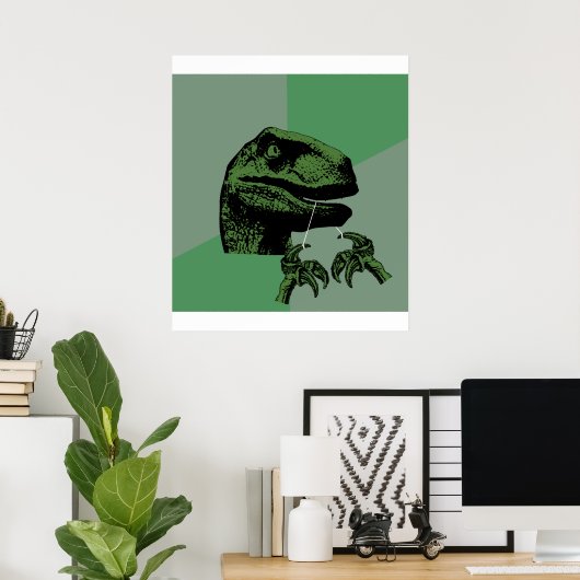 Flossoraptor Philosoraptor Poster (Heimbüro)