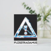 FLOSSTRADAMUS Postkarte (Stehend Vorderseite)