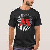 FloState Design "ME" Mann ehrfürchtig Offset Spira T-Shirt (Vorderseite)