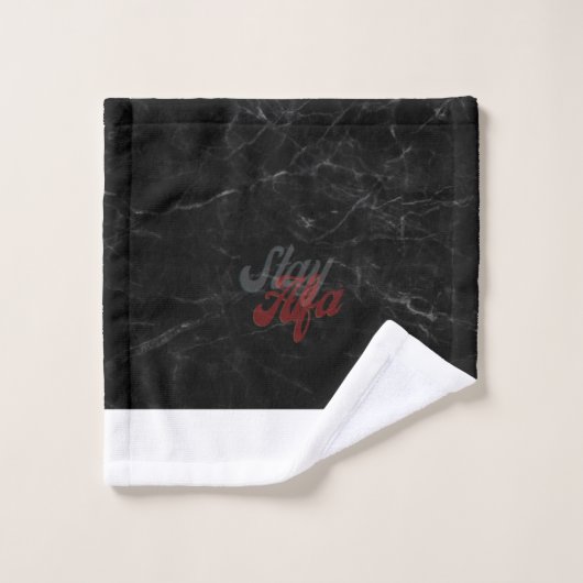 FloState Design "ME" Mann Erudientfernt Bleibe Alf Badhandtuch Set (Waschlappen)