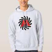 FloState Design "ME" Mann Erudientfernt Center Spi Hoodie (Vorderseite)