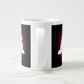 FloState Design "ME" Mann Geruchlos Feuer Spirale Jumbo-Tasse (Rückseite)