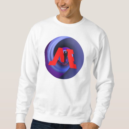 FloState Design "ME" Mann Lila Vortex2 Sweatshirt (Vorderseite)