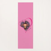 FloState Design Yoga und Fitness Mat Yogamatte (Rückseite)