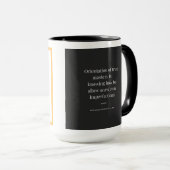 FloState Design Zitat von Michaelson Williams Tass Tasse (VorderseiteRechts)