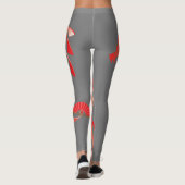 FloState-Drache über Print-Leggings Leggings (Rückseite)