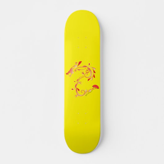 FloState Dragon Skateboard Deck (Vorne)