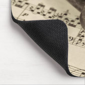 Flöte auf Musik Mousepad (Ecke)
