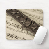 Flöte auf Musik Mousepad (Mit Mouse)