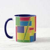 Flöte Colorblocks Tasse (Links)