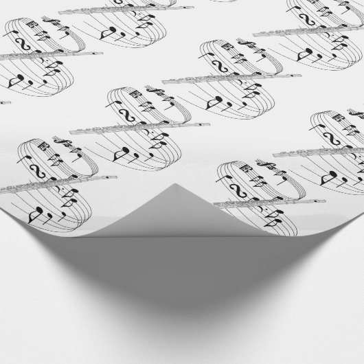 Flöte Geschenkpapier (Ecke)