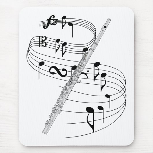 Flöte Mousepad (Vorne)