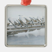 Flöte Ornament Aus Metall (Vorne)