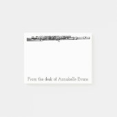 Flöte Post-it Klebezettel (Vorderseite)