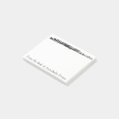 Flöte Post-it Klebezettel (angewinkelt)