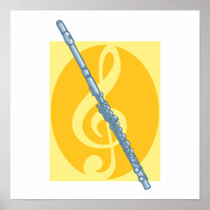 Flöte Poster