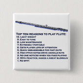 Flöte Top 10 Button (Vorderseite)