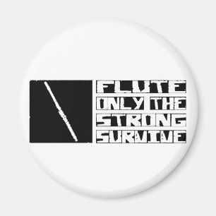 Flöte überleben magnet