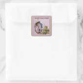 Flöte und saubere Aufkleber (Tasche)