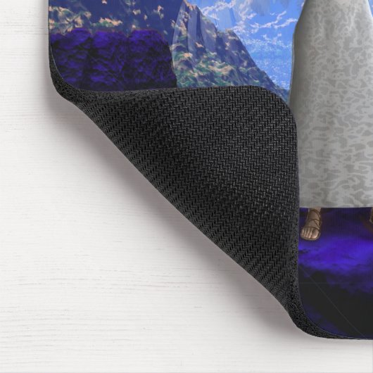 Flöten-Engel 2 Mousepad (Ecke)