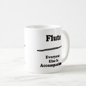 Flöten-Geschenk Kaffeetasse (VorderseiteRechts)