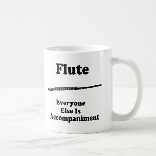 Flöten-Geschenk Kaffeetasse (Rechts)