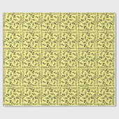 Flöten-Instrument Geschenkpapier (Flach)