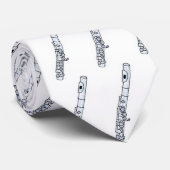 Flöten-Krawatte Krawatte (Gerollt)