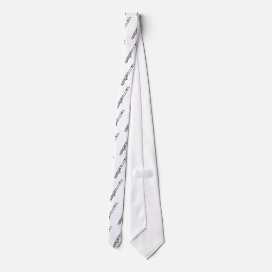 Flöten-Krawatte Krawatte (Rückseite)