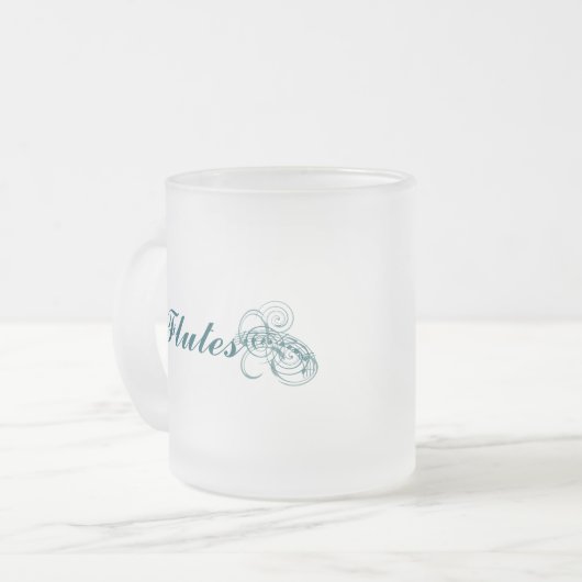 Flöten Mattglastasse (Vorderseite Links)