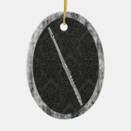 Flöten-ovaler Verzierungs-Anhänger Keramikornament