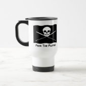 Flöten-Piraten-Reise-Tasse Reisebecher (Links)