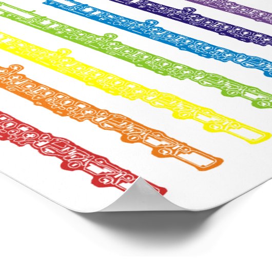 Flöten Poster (Ecke)